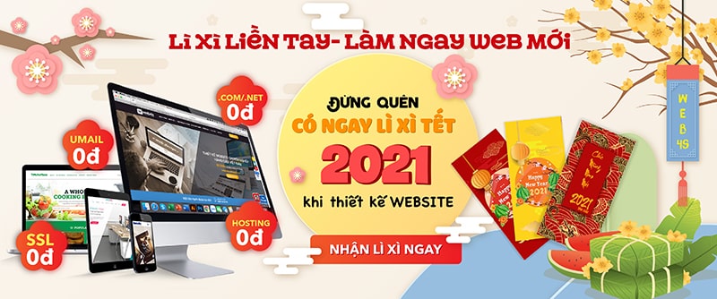 Chương trình khuyến mại tháng 2 Web4s